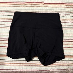 Lululemon Athletica Black Athletic Shorts with Elastic Waistband